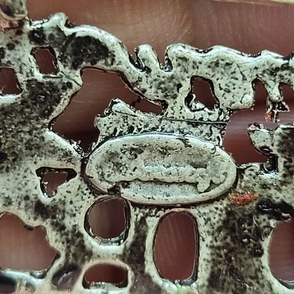 VTG Danecraft Gardening Pin Brooch Gardeners Know the Dirt Dangle Silver Tone - Picture 11 of 12